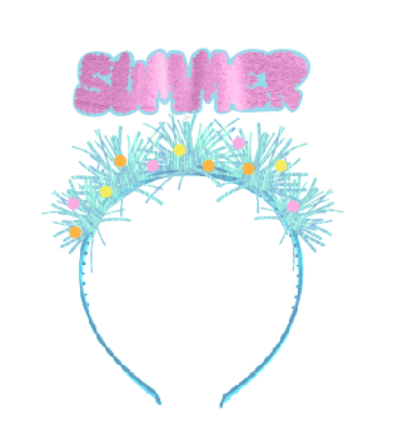 Summer Party Hairball Headband SP022